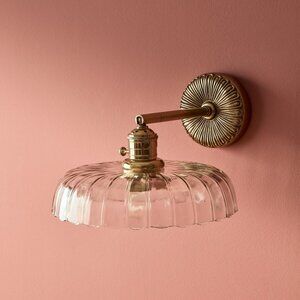 NIB Greenrow Recycled Glass Wall Sconce ARIA